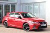 Compare Lexus CT 200H Sport Pack WU69PWY Red