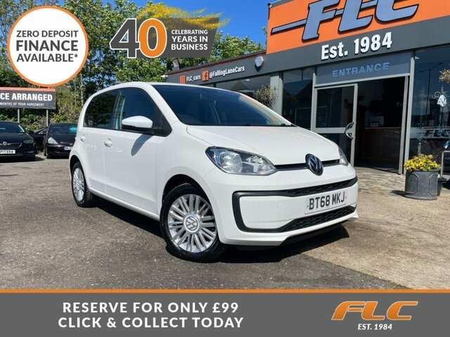 Compare Volkswagen Up 1.0 Move Up Bluemotion Technology 60 Bhp BT68MKJ White