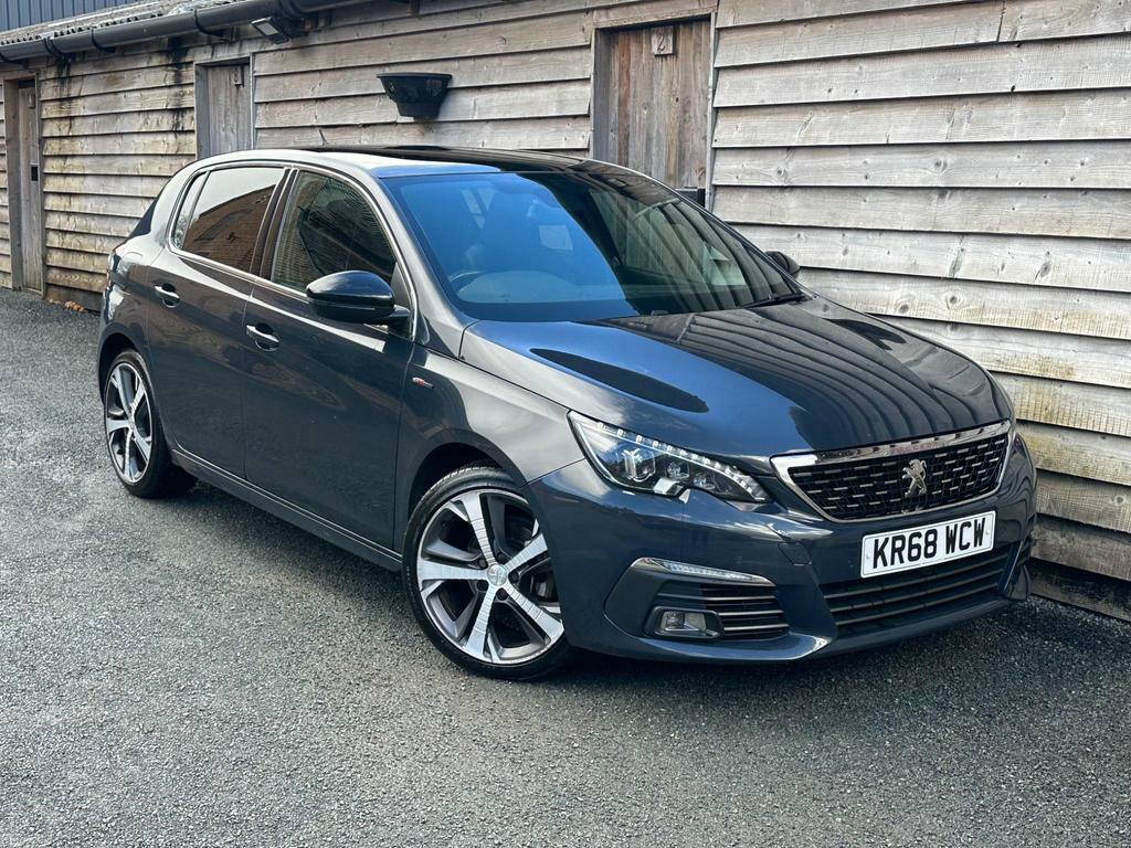 Compare Peugeot 308 1.5 Bluehdi Gt Line Euro 6 Ss KR68WCW Grey
