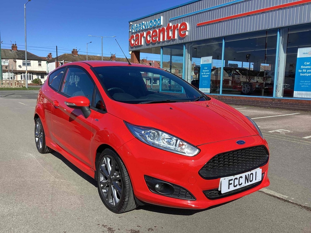 Compare Ford Fiesta T Ecoboost St-line MRZ4020 Red