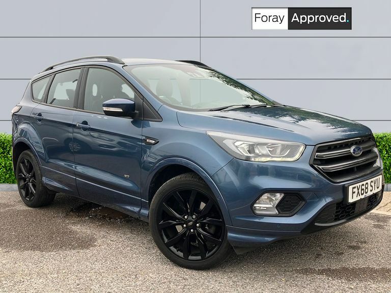 Compare Ford Kuga 1.5 Ecoboost 176 St-line X FX68SYU Blue
