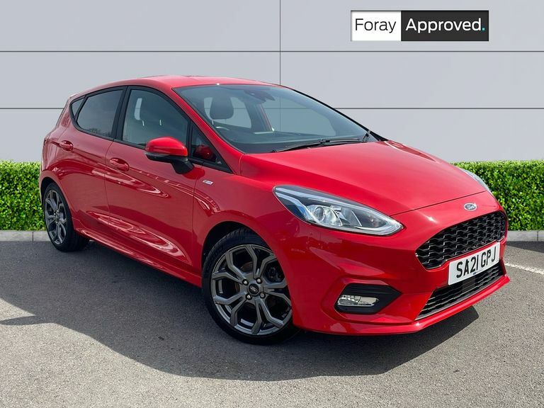 Compare Ford Fiesta 1.0 Ecoboost 95 St-line Edition SA21GPJ Red