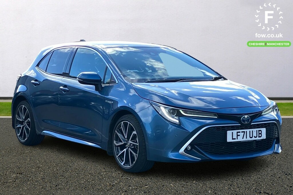 Compare Toyota Corolla 1.8 Vvt-i Hybrid Excel Cvt LF71UJB Blue