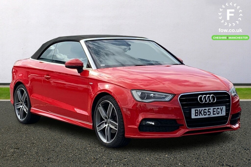 Compare Audi A3 Cabriolet 1.4 Tfsi 150 S Line BK65EGY Red
