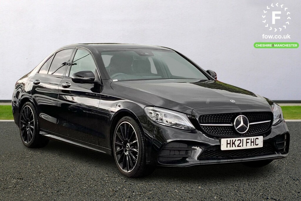 Compare Mercedes-Benz C Class C220d Amg Line Night Ed Premium Plus 9G-tronic HK21FHC Black