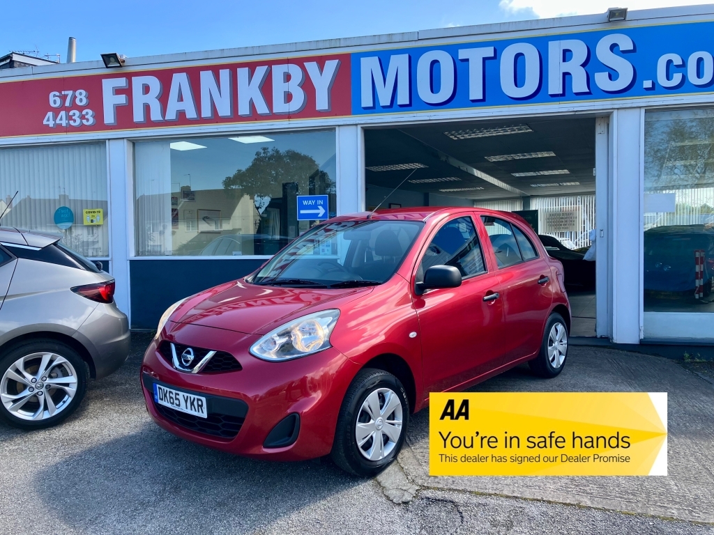 Nissan Micra 1.2 Visia Red #1