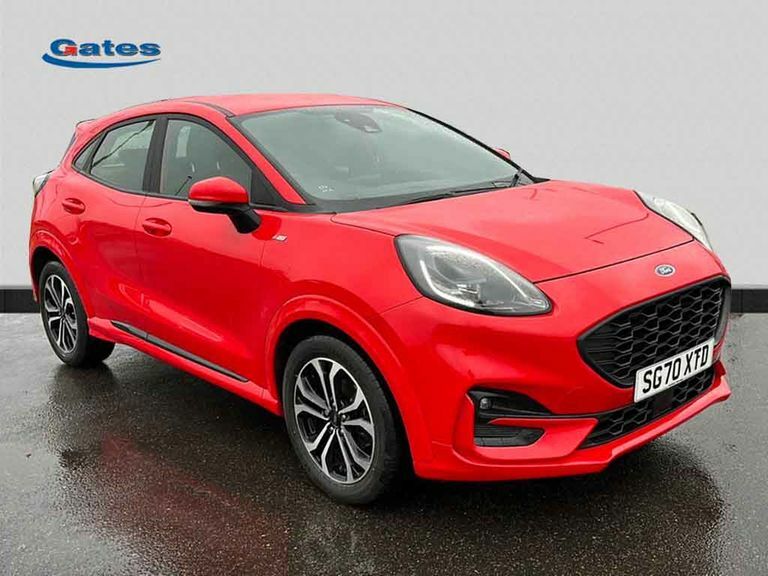 Compare Ford Puma St-line 1.0 Mhev 125Ps SG70XTD Red