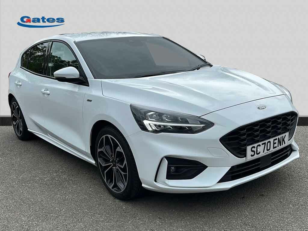 Compare Ford Focus St-line X 1.0 125Ps SC70ENK White