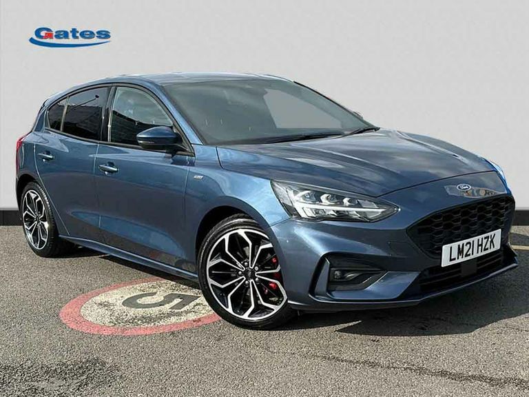 Compare Ford Focus St-line X 1.0 Mhev 125Ps LM21HZK Blue