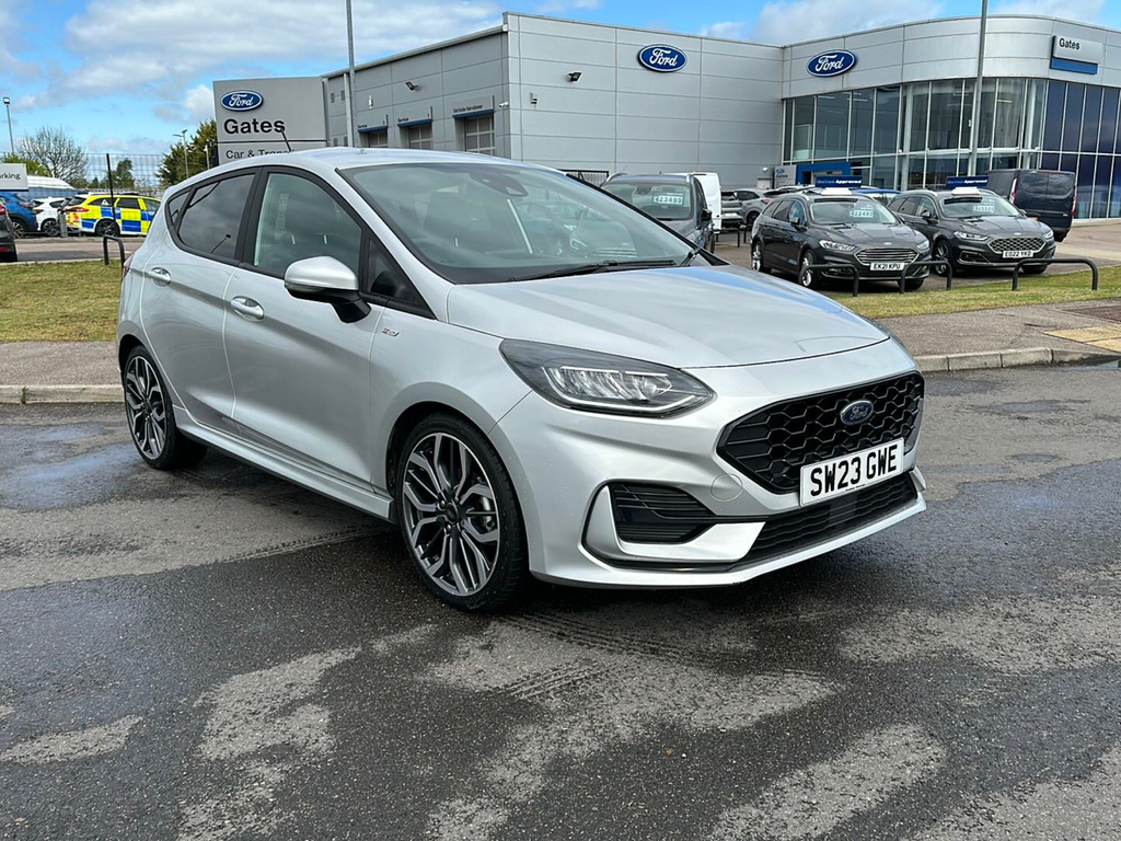 Compare Ford Fiesta St-line X 1.0 Mhev 125Ps SW23GWE Silver