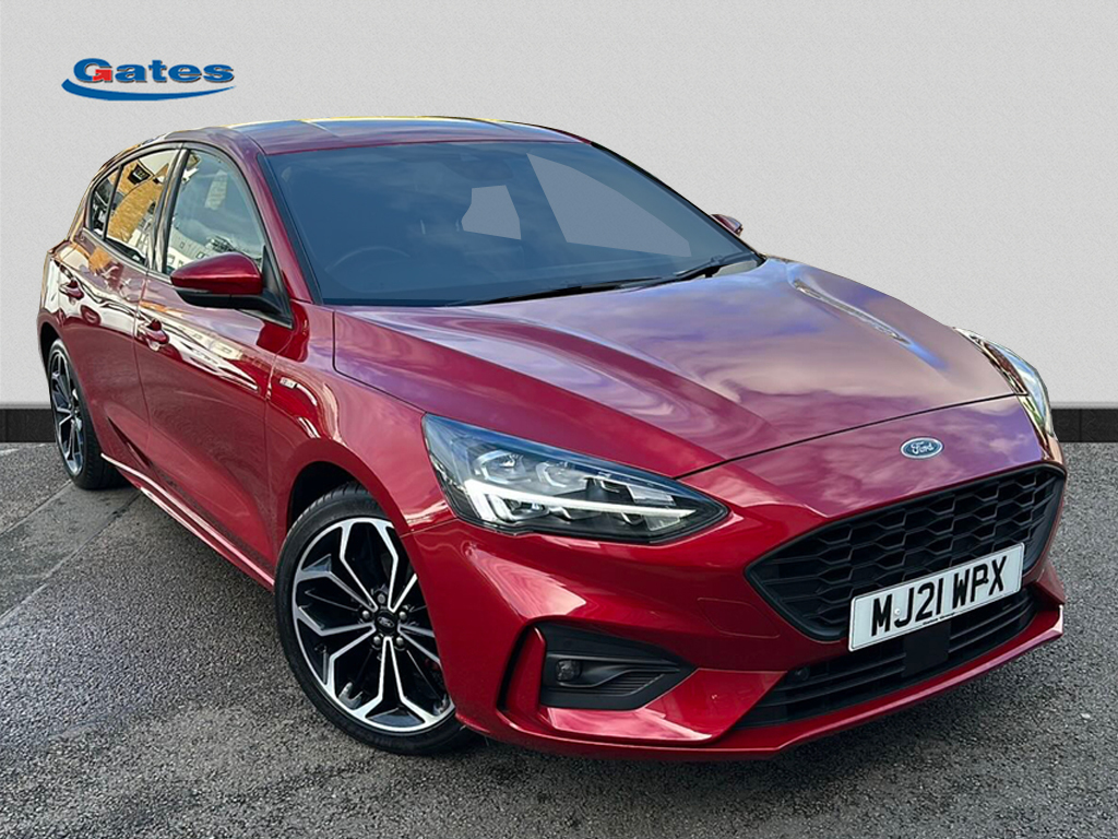 Compare Ford Focus St-line X Edition 1.0 Mhev 125Ps MJ21WPX Red