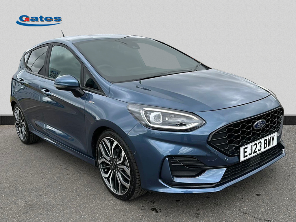 Compare Ford Fiesta St-line X 1.0 Mhev 125Ps EJ23BWY Blue