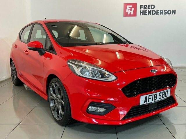 Compare Ford Fiesta St-line AF18SBO Red