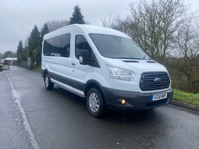 Compare Ford Transit Custom 410 L3 H2 Trend 155 Ps 1415 Seat Bus EG18MBF White