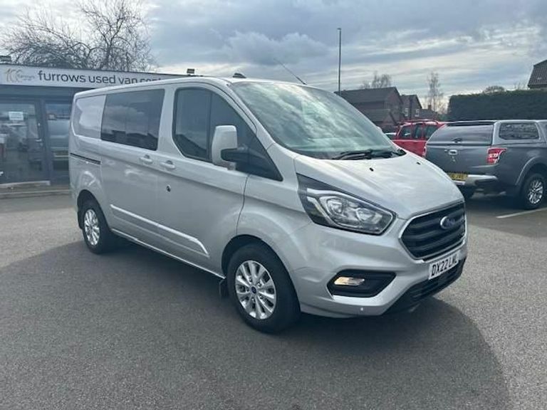 Compare Ford Transit Custom Limited L1 Dcab 170 Ps DX22LML Silver