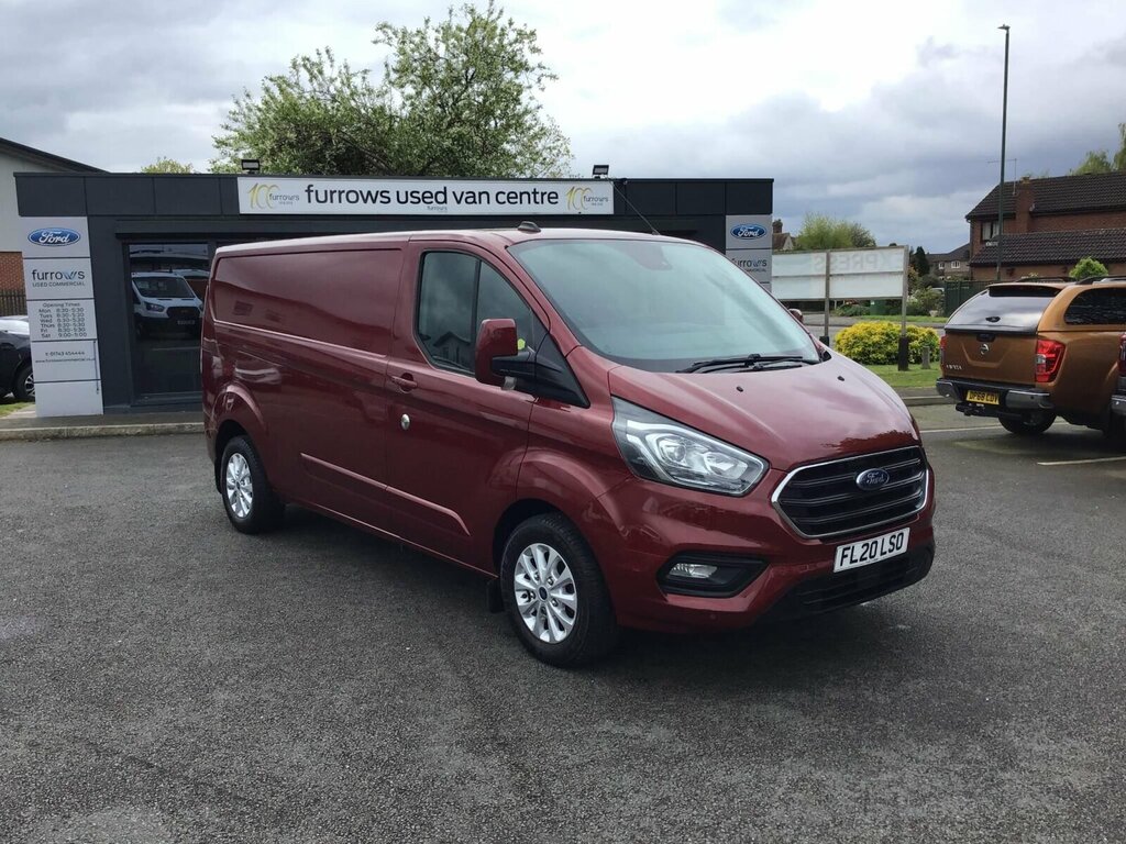 Compare Ford Transit Custom No Vat Custom Limited L2 H1 130 Ps FL20LSO Red