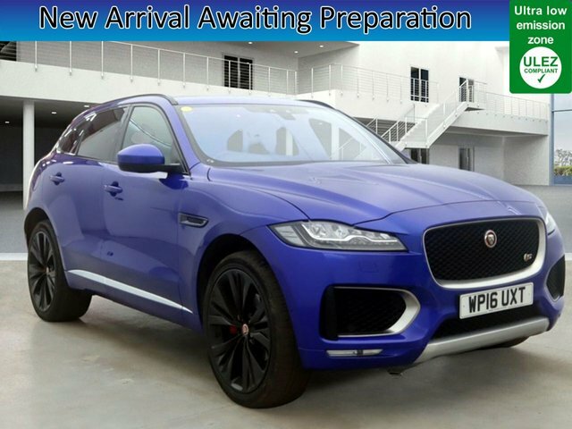 Compare Jaguar F-Pace 3.0 V6 First Edition Awd 296 Bhp WP16UXT Blue