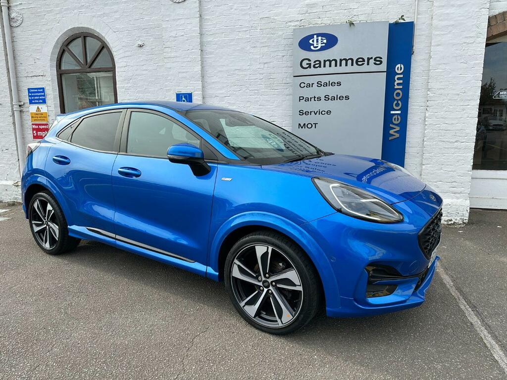 Compare Ford Puma 1.0 T Ecoboost St-line X 2020 EJ70PCF Blue