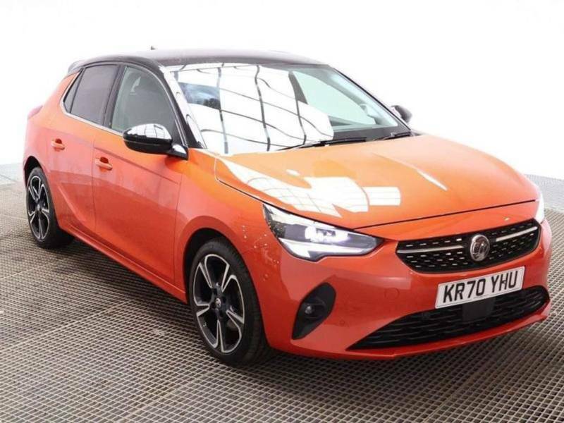 Compare Vauxhall Corsa Hatchback KR70YHU Orange