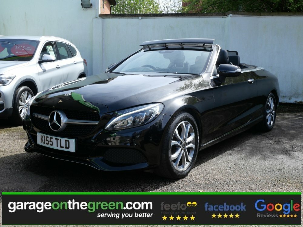 Compare Mercedes-Benz C Class 2.0 C200 Sport Cabriolet G-tronic Euro 6 Ss K155TLD Black