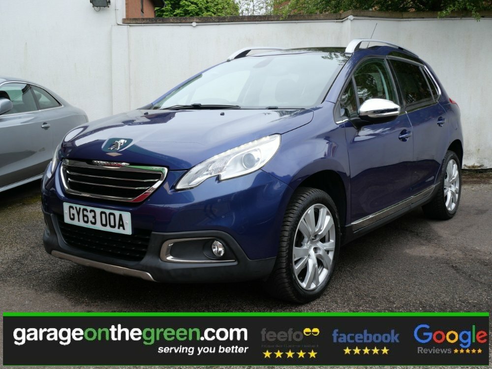 Compare Peugeot 2008 1.6 Vti Feline Euro 5 Mistral 1 Owner Only 2 GY63OOA Blue