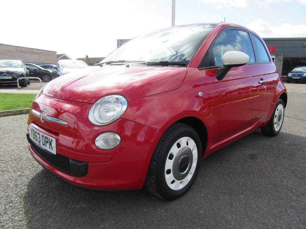 Compare Fiat 500 1.2 Colour Therapy Euro 6 Ss YB63OPK Red