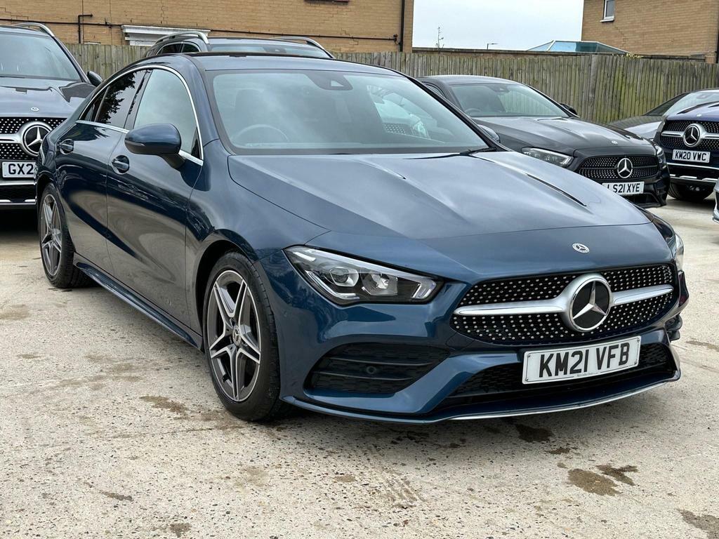 Compare Mercedes-Benz CLA Class 1.3 Cla200 Amg Line Coupe 7G-dct Euro 6 Ss KM21VFB Blue