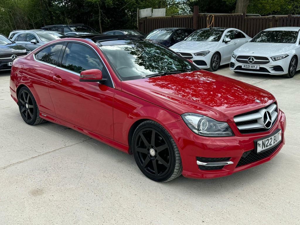 Compare Mercedes-Benz C Class 2.1 C220 Cdi Amg Sport Edition G-tronic Euro 5 S  Red