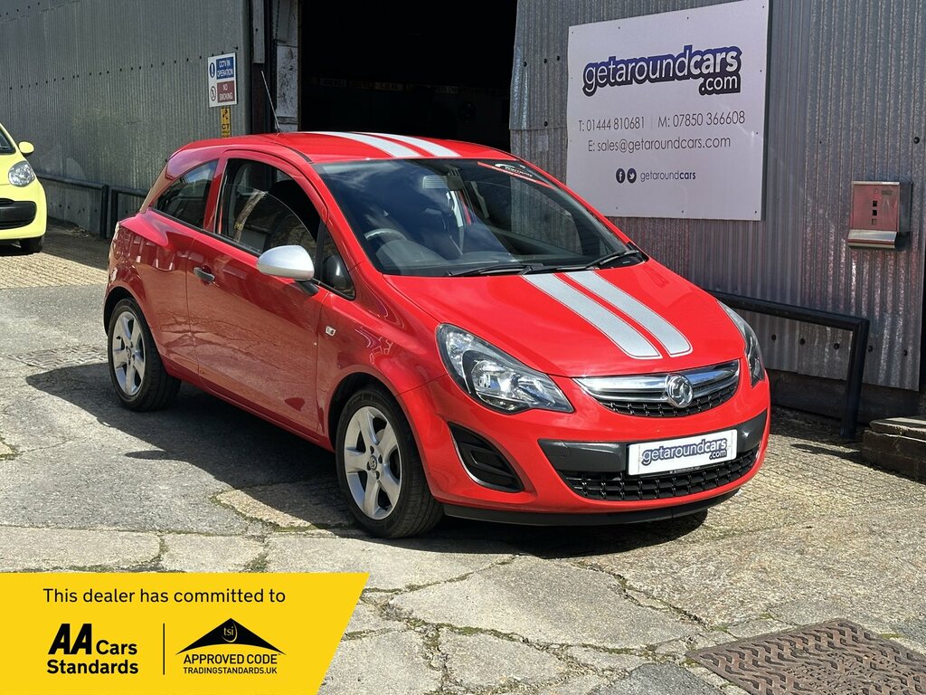 Compare Vauxhall Corsa Hatchback 1.0 Ecoflex 12V Sting 2014 RO14NXE Red