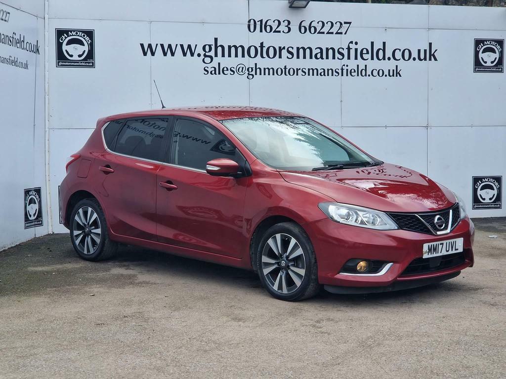 Compare Nissan Pulsar 1.5 Dci N-tec Euro 6 Ss MM17UVL Red