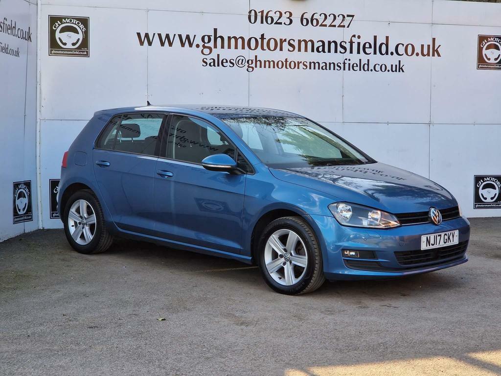 Compare Volkswagen Golf Match Edition NJ17GKY Blue