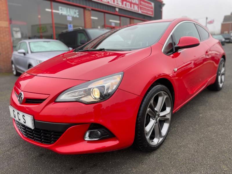 Compare Vauxhall Astra GTC 1.4T 16V Limited Edition Navleather SG17RKK Red