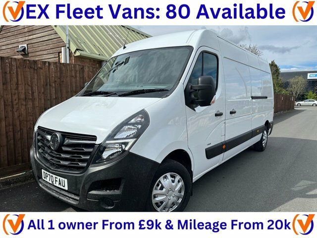 Compare Vauxhall Movano 2.3 L3h2 F3500 135 Bhp Only 46,842 Miles Euro6 DP70FAU White