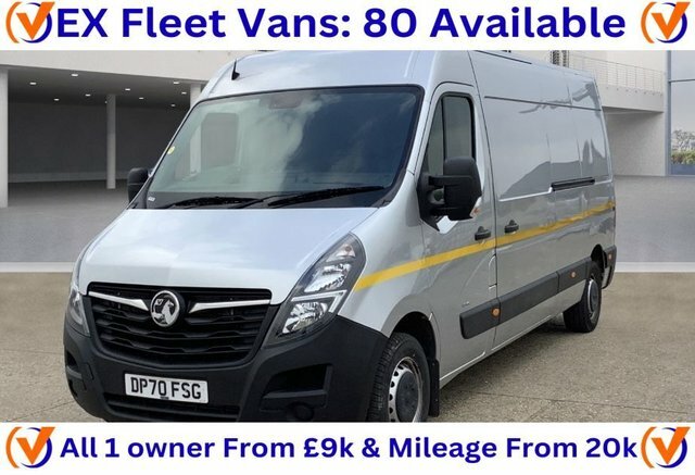 Compare Vauxhall Movano 2.3 L3h2 F3500 135 Bhp Only 22,862 Miles DP70FSG Silver
