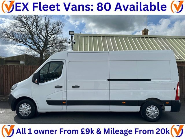 Compare Vauxhall Movano 2.3 L3h2 F3500 135 Bhp Only 51,023 Miles DP70EBN White