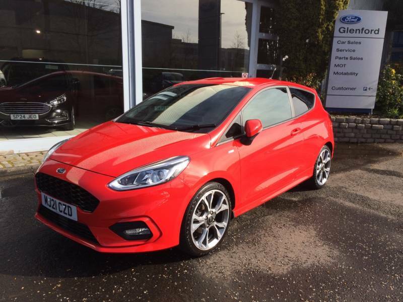 Compare Ford Fiesta 1.0 Ecoboost 125 St-line X Edition MJ21CZD Red