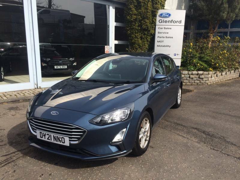 Compare Ford Focus 1.0 Ecoboost Hybrid Mhev 125 Zetec Edition DY21NNO Blue