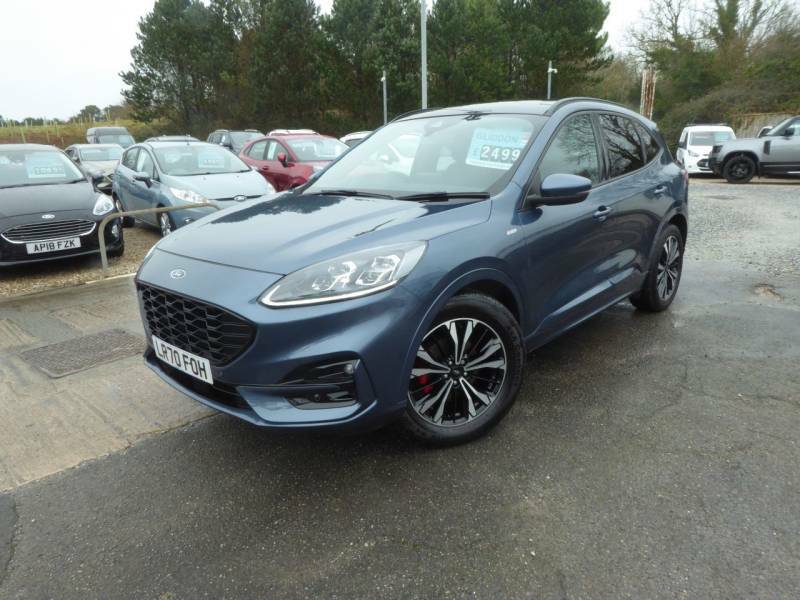 Compare Ford Kuga 2.0 Ecoblue St-line X Navigation 190 Ps Awd LR70FOH Blue
