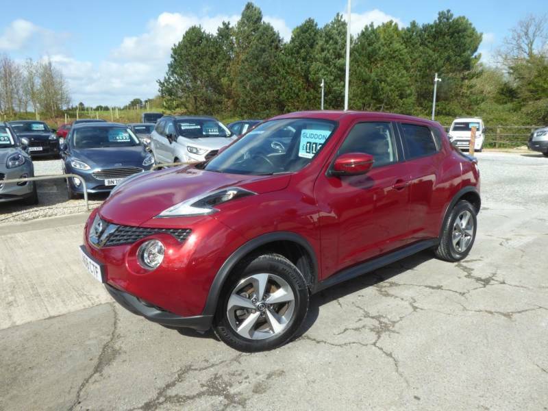 Compare Nissan Juke 1.6 Acenta 112 Ps 1 Owner From New LN68CTF Red