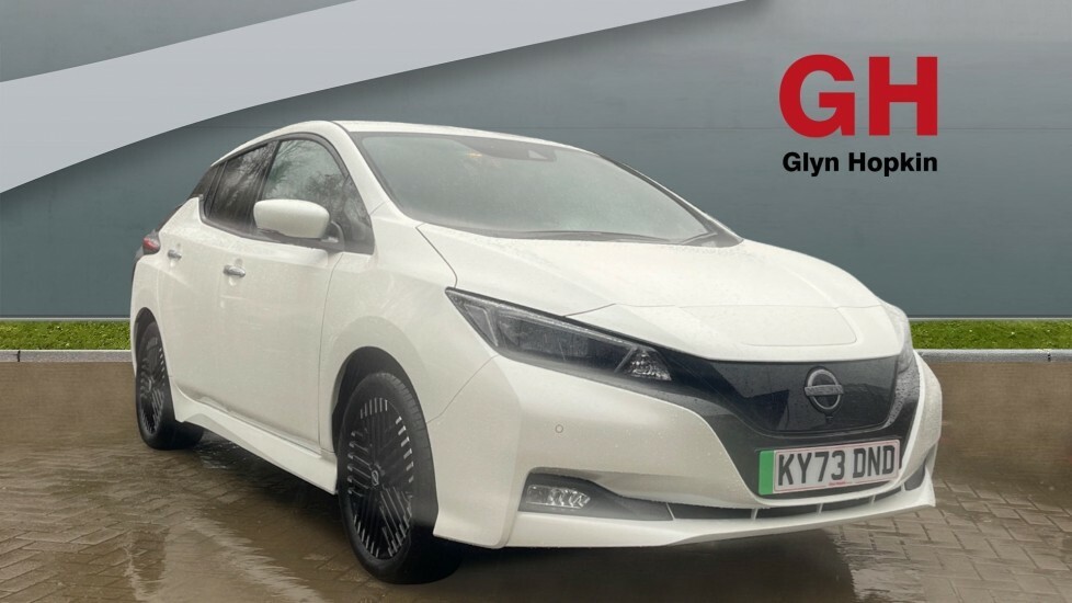 Compare Nissan Leaf 110Kw Tekna 39Kwh KY73DND White