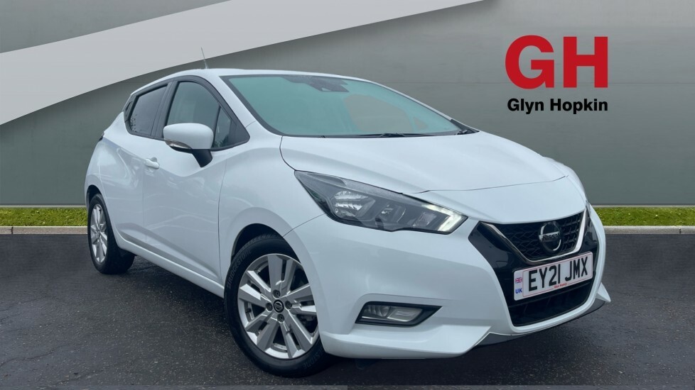 Compare Nissan Micra 1.0 Ig-t 100 Acenta Xtronic Vision Pack EY21JMX White