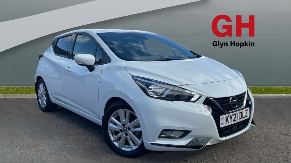 Compare Nissan Micra 1.0 Ig-t 100 Acenta Xtronic Vision Pack KY21DLZ White