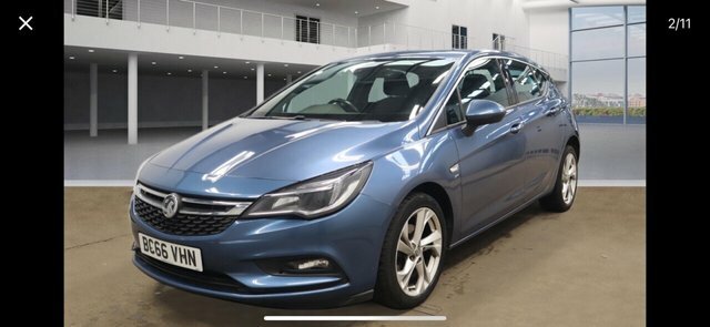 Compare Vauxhall Astra 1.4L Sri 99 Bhp BC66VHN Blue