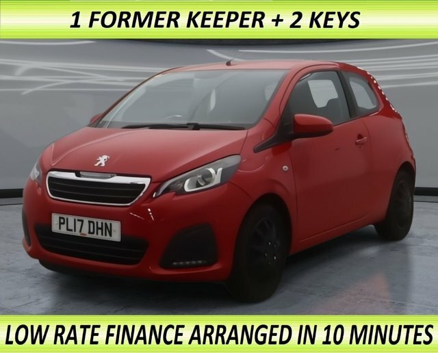 Compare Peugeot 108 1.0 Active 68 Bhp PL17DHN Red