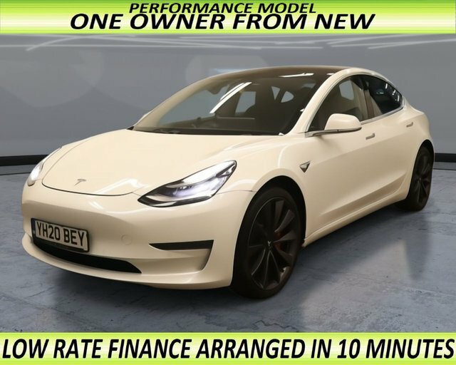 Compare Tesla Model 3 Performance Awd 483 Bhp YH20BEY White