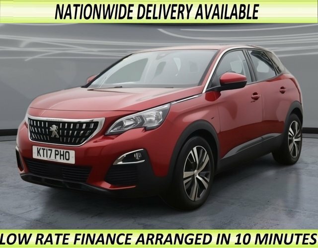 Compare Peugeot 3008 1.6 Bluehdi Ss Active 120 Bhp KT17PHO Red