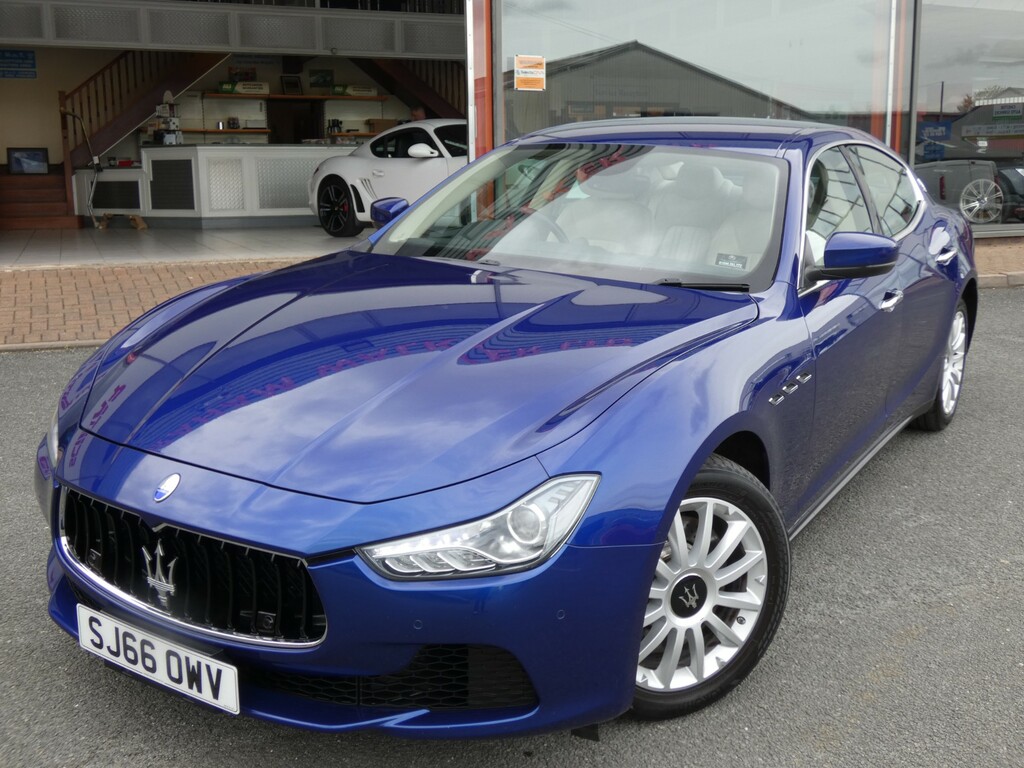 Compare Maserati Ghibli Dv6 SJ66OWV Blue