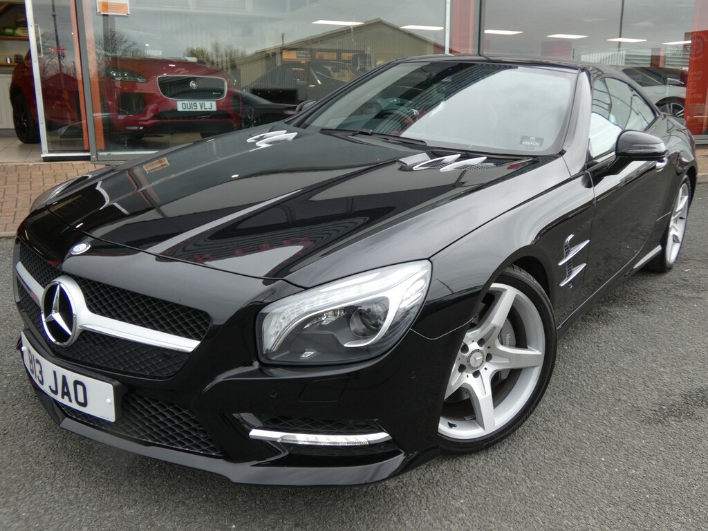 Compare Mercedes-Benz SL Class Amg Sport Only 24,275 Miles Lovely Car We Have B13JAO Black