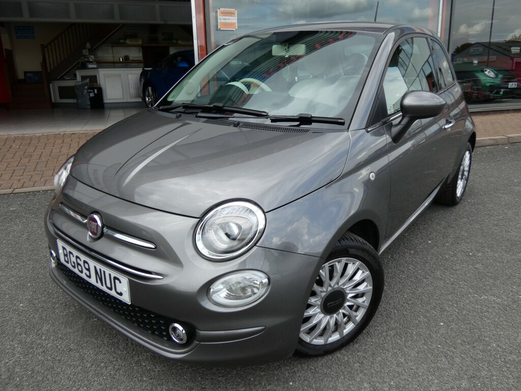 Compare Fiat 500 Lounge Only 18,040 Miles From New Fsh Air-co BG69NUC Grey