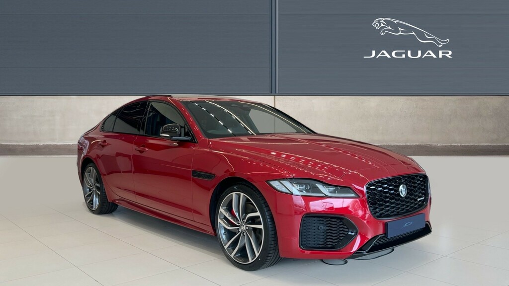 Jaguar XF R-dynamic Hse Black Red #1